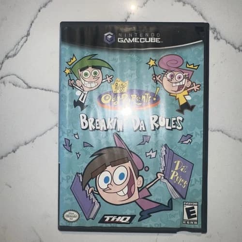Fairly Oddparents Breakin’ Da Rules GameCube Game (COMPLETE WITH MANUAL)