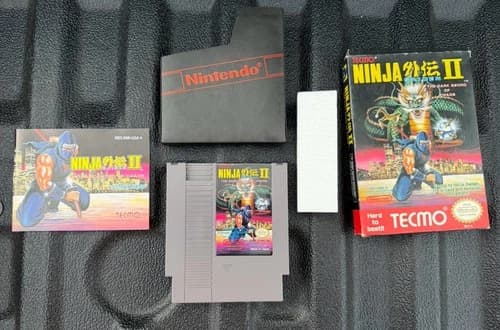Ninja Gaiden 2 II: The Dark Sword of Chaos Nintendo NES Complete CIB
