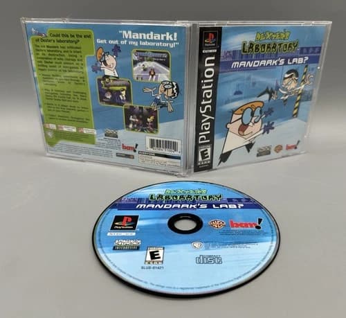 Dexter's Laboratory Mandark's Lab PlayStation PS1 Complete