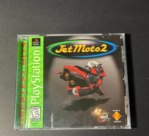 Jet Moto 2 (Sony PlayStation 1 Game, PS1, 1998) Complete w/ Manual