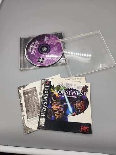 Norse by Norsewest: The Return of the Lost Vikings PS1 COMPLETE