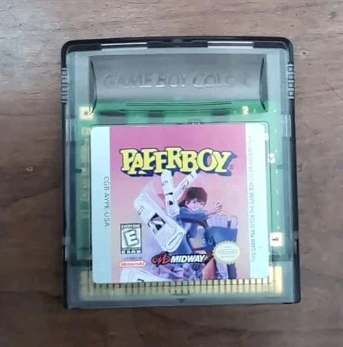 Paperboy (Nintendo Game Boy Color, 1999) Authentic Tested & Works
