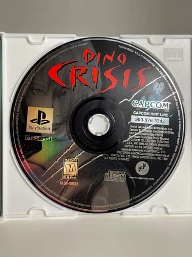 Dino Crisis PS1 PlayStation 1 Disc ONLY Tested Good