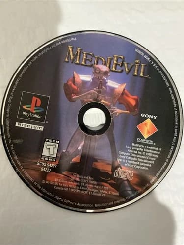 MediEvil Sony PlayStation PS1 - Disc Only