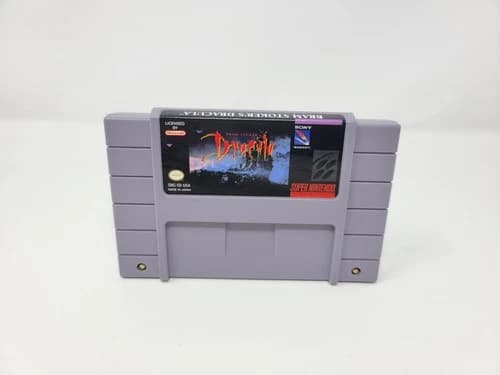 Bram Stoker's Dracula (Super Nintendo SNES, 1993) Tested Free US Ship See Store!