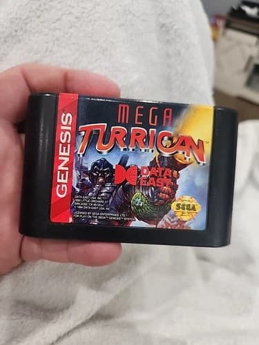 Mega Turrican (Sega Genesis, 1994) Authentic Game Cartridge Only Tested Works