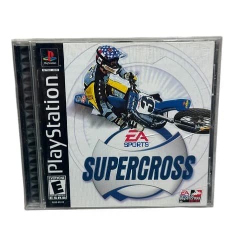 Supercross (Sony PlayStation 1, 2000) Complete and Tested