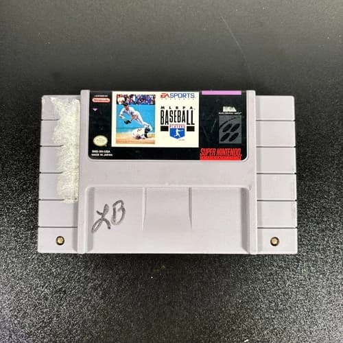 MLBPA BASEBALL SUPER NINTENDO SNES VIDEO GAME AUTHENTIC