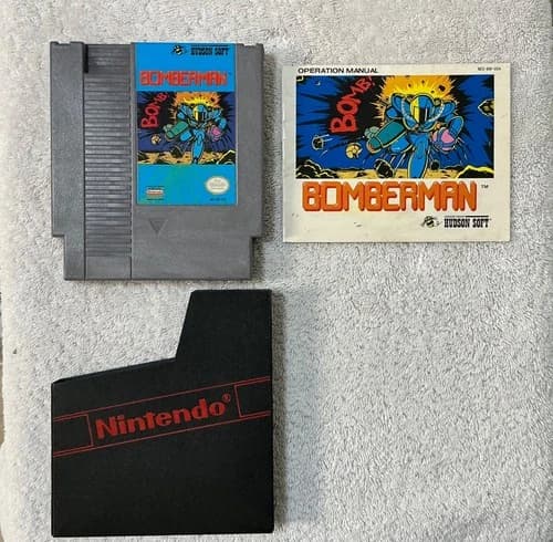 Bomberman Nintendo Entertainment System NES Tested Working