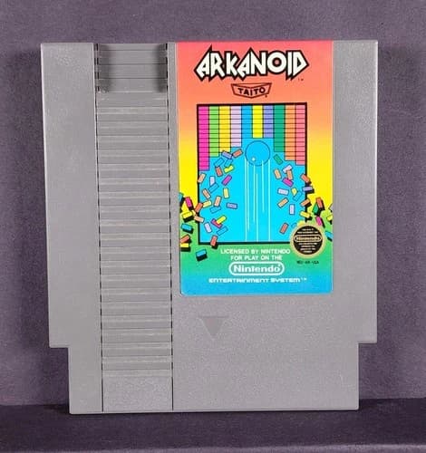 *NICE* Arkanoid (Nintendo Entertainment System) NES Video Game Cart - *TESTED*