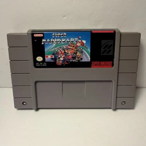 Super Mario Kart (Nintendo SNES, 1992) Cartridge Only Tested