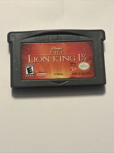 Lion King 1 1/2 (Nintendo Game Boy Advance, 2003) Tested