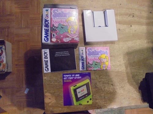 Sabrina: The Animated Series -- Spooked (Game Boy Color Box manual insert only