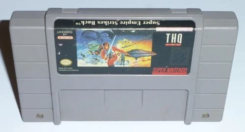 Super Star Wars: Empire Strikes Back (SNES Nintendo Authentic) Cleaned Tested