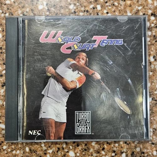 World Court Tennis - NEC TurboGrafx 16 Turbo Grafx