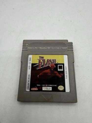 The Flash Nintendo Game Boy Original 1991 Video Game Cartridge Tested Authentic
