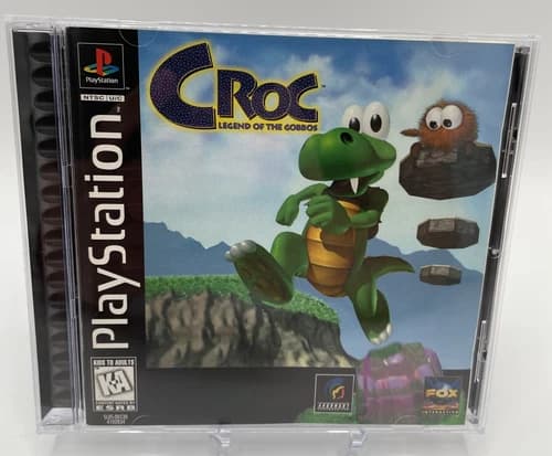 Croc: Legend of the Gobbos PlayStation 1 PS1 Complete CIB Black Label