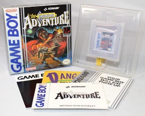 The Castlevania Adventure Game Boy Complete CIB Great Condition w/ RARE INSERT!