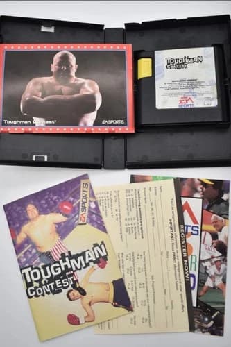Toughman Contest Butterbean(Sega Genesis, 1995) CIB Complete w/ Manual Fast Ship