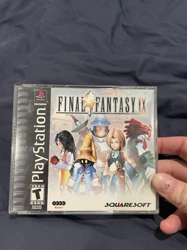 Final Fantasy IX - PlayStation PS1 - Black Label Complete CIB