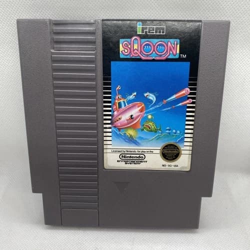 Sqoon (Nintendo Entertainment System, NES) Authentic- Cleaned & Tested