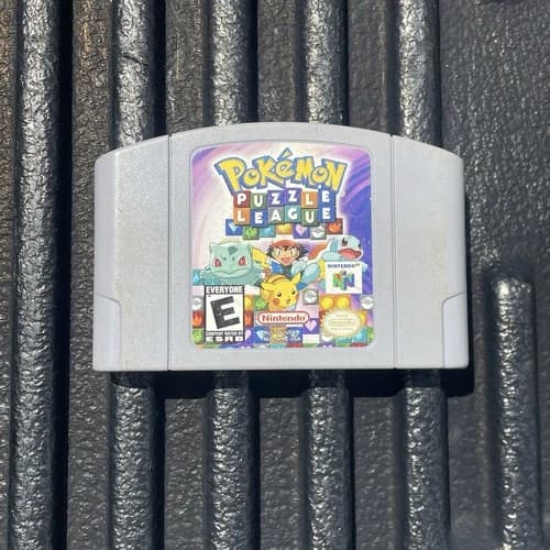 Pokemon Puzzle League (Nintendo 64, N64, 2000) Authentic - Tested and Working