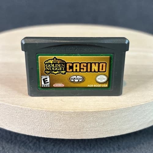 Nintendo Game Boy Advance - Golden Nugget Casino - CART ONLY - Tested