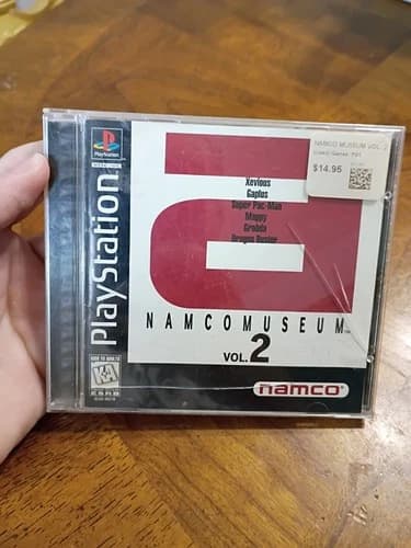 Namco Museum Vol. 2 Sony PlayStation 1 1996 Complete Cib Used See Pics P