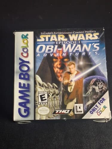 Star Wars Episode I Obi Wan's Adventures GBC Game boy color