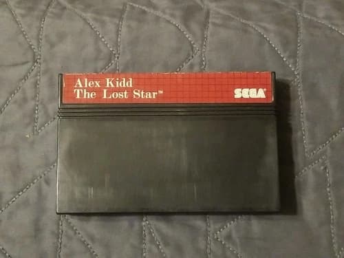 Alex Kidd: The Lost Star Sega Master SMS System Cart Only Authentic, Tested