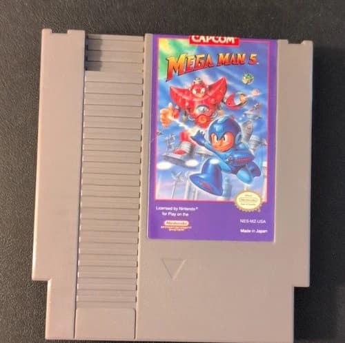 Nintendo Mega Man 5 NES Capcom NTSC-U/C USA