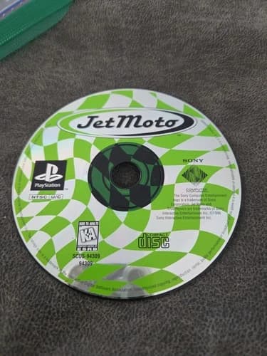Jet Moto (Sony PlayStation 1, 1997)/ DISC ONLY/ TESTED AND WORKS