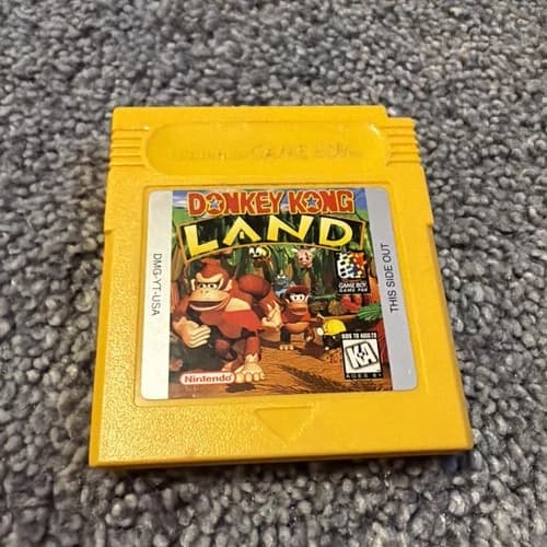 Donkey Kong Land Game for Nintendo Game Boy 1995 Tested Works Authentic