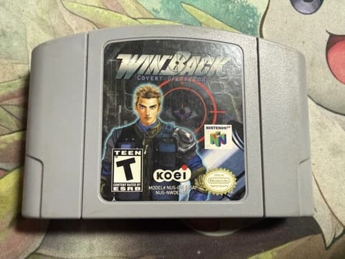 WinBack Covert Operations N64 Nintendo 64 Authentic Game Cart