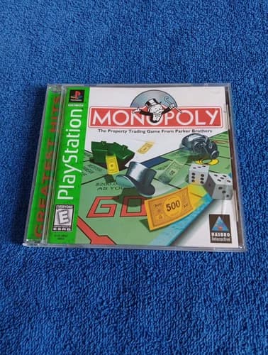 Monopoly Greatest Hits Playstation PS1 Video Game Complete