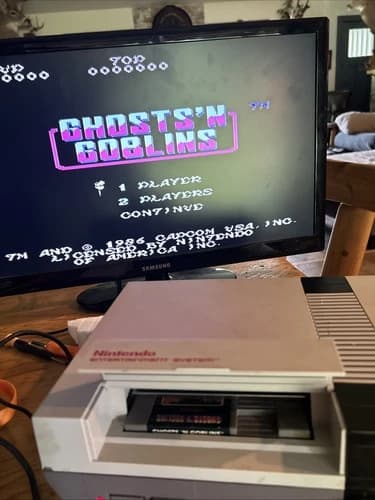 Ghosts 'N Goblins Nintendo NES Cartridge, Tested And Working
