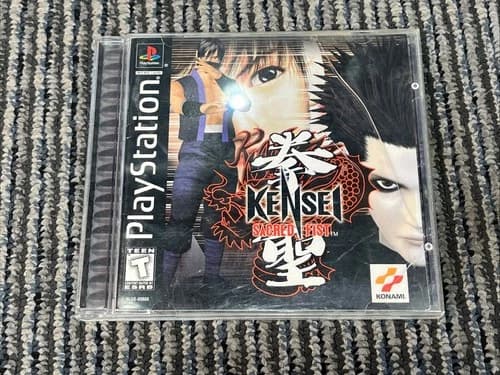 Kensei: Sacred Fist (Sony PlayStation 1) PS1 Complete with Registration Card