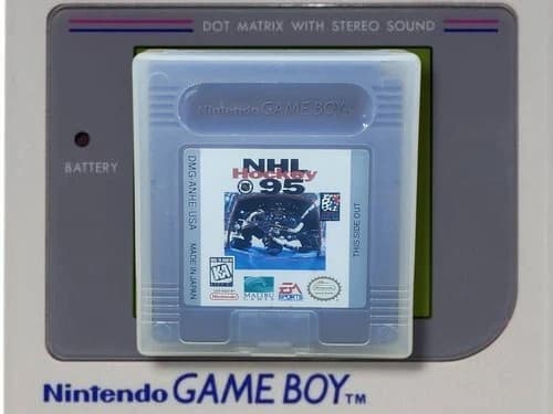 1995 Nintendo GameBoy NHL Hockey 95 Video Game Cartridge