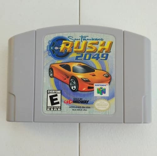San Francisco Rush 2049 (Nintendo 64) N64 Genuine TESTED WORKING Cartridge