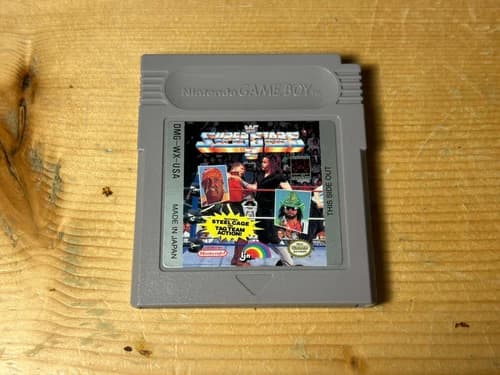 WWF Superstars 2 Nintendo GameBoy Authentic Tested Ships Free !!