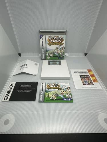 Harvest Moon Friends of Mineral Town Game Boy Advance GBA CIB Complete In Box