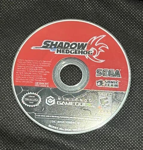 Shadow the Hedgehog (Nintendo GameCube) Disc Only - Tested & Working