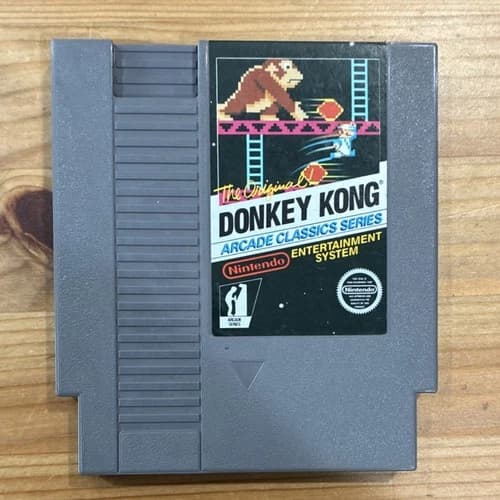 Nintendo Donkey Kong Arcade Classics Series NES Platformer Game Cartridge