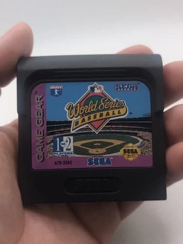 World Series Baseball for Sega Game Gear Tested Working