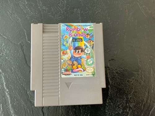 Nintendo NES - Rainbow Islands - Taito - Authentic, Tested, Works