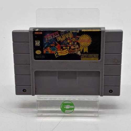 Tetris and Dr. Mario (Super Nintendo SNES, 1994)