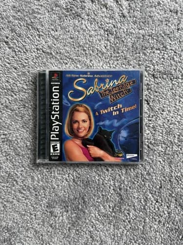 Sabrina: The Teenage Witch A Twitch in Time PS1 (Sony PlayStation 1, 2001)