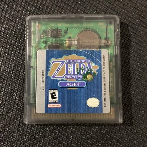 Nintendo Game Boy Color Legend of Zelda: Oracle of Ages (2001) Authentic, Tested