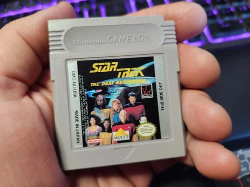 Star Trek The Next Generation - GAME BOY - Nintendo Cartridge Video Game - GREAT