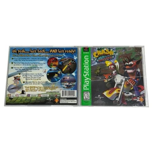 Crash Bandicoot 3 Warped Sony Playstation 1 PS1 Greatest Hits NO DISC